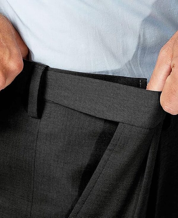 Limited time deal-50% off Men's Cozy Hidden Expandable Waist Dress Pants | Premium Stretch Texture - Image 3