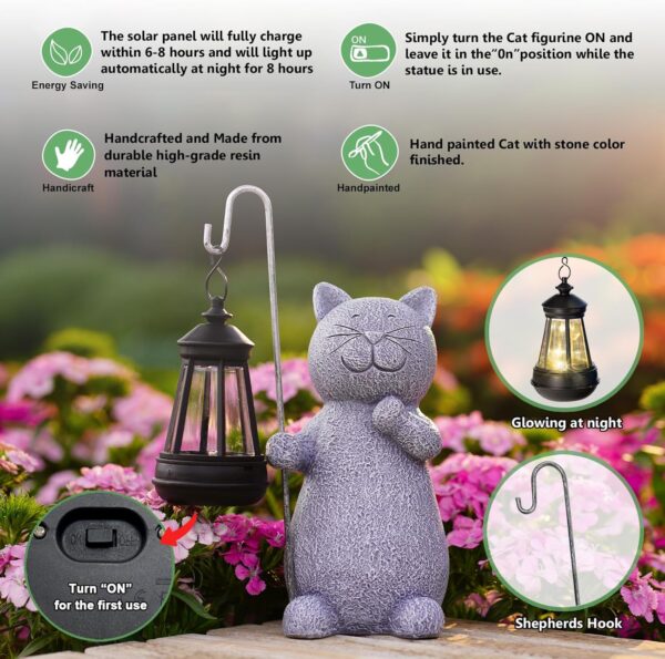 Limited time deal-50% off Qeeman Garden Decor Solar Statues: Mothers Day Birthday Gifts for Mom - Image 3