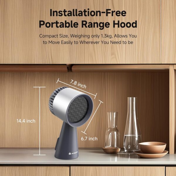 Limited time deal-50% off AAOBOSI Portable Range Hood, Desktop Range Hood with Effective Air Clea - Image 2