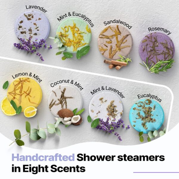 Limited time deal-50% off Shower Steamers Aromatherapy Birthday Gifts for Women - SWCANDY 8 Pcs - Image 2