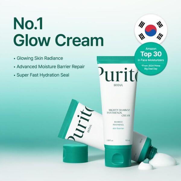 Limited time deal-44% off PURITO Mighty Bamboo Panthenol Cream, Glow Cream, Skin Barrier Repair, - Image 4