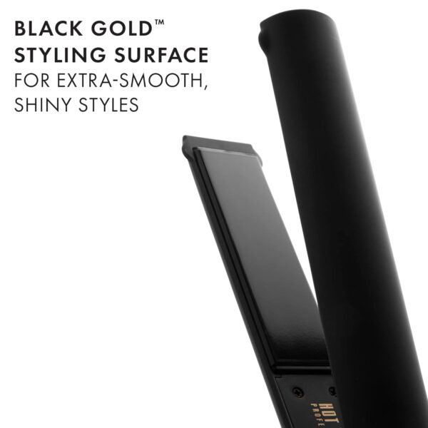 Limited time deal-62% off Hot Tools Pro Artist Black Gold Evolve Ionic Salon Hair Flat Iron | Long-Lastin - Image 4