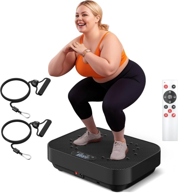 Limited time deal-46% off Vibration Plate Exercise Machine, 2025 Upgraded Fitness Vibrating Lymphati - Image 4