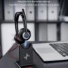 Limited time deal-40% off Wireless Headset with AI Noise Cancelling Microphone Bluetooth Headset - - Image 2