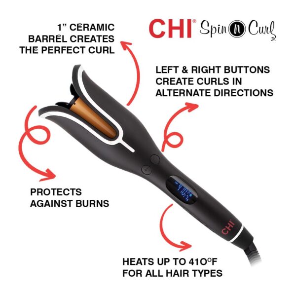 Limited time deal-51% off CHI Spin N Curl, Curling Iron For Healthy & Shiny - Image 4