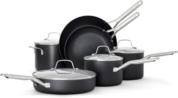 Limited time deal-53% off Calphalon® Hard-Anodized Nonstick 10-Piece Cookware Set