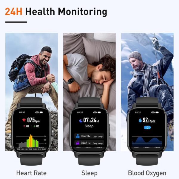 Limited time deal-81% off Smart Watch, 1.95" Smartwatch for Men Women(Answer/Make Call), 2025 N - Image 3