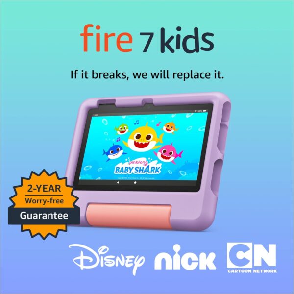 Limited time deal-40% off Amazon Fire 7 Kids tablet (newest model) ages 3-7. Top-selling 7" kids tablet