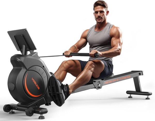Limited time deal-40% off YOSUDA Magnetic/Water Rowing Machine 350 LB Weight Capacity - Foldab
