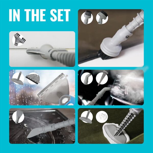 Limited time deal-41% off PurSteam 10-in-1 Steam Mop, Floor Steamer with Detachable Handheld Ste - Image 4