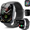 Limited time deal-81% off Smart Watch, 1.95" Smartwatch for Men Women(Answer/Make Call), 2025 N