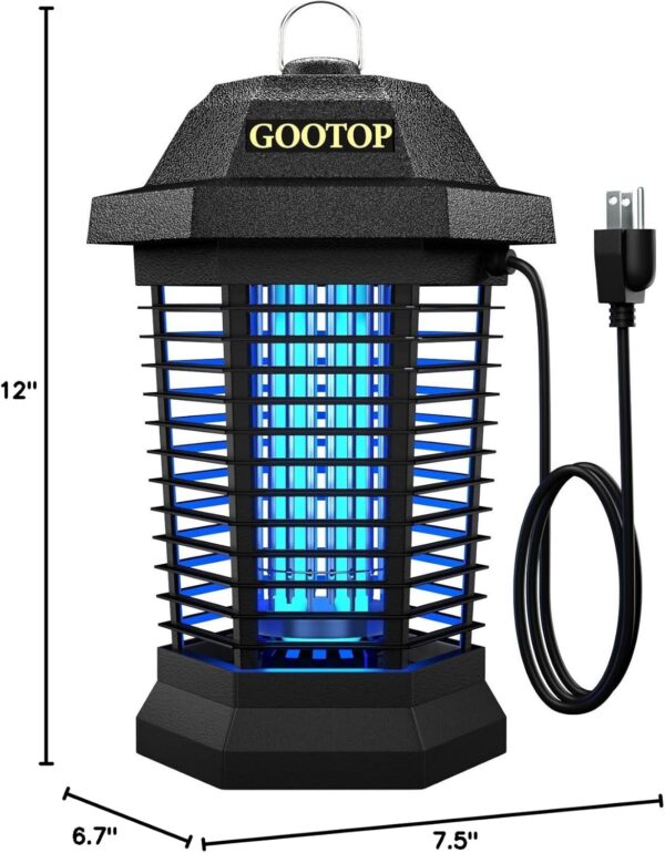 Limited time deal-43% off GOOTOP Bug Zapper Outdoor, Mosquito Zapper, Electric Fly Zapper, Mosqu - Image 2