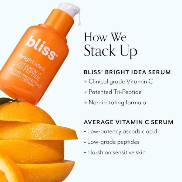 Limited time deal-49% off Bliss 15% Vitamin C + Tri-Peptide Bright Idea Serum – Brightening & Firming - Image 3