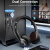 Limited time deal-40% off Wireless Headset with AI Noise Cancelling Microphone Bluetooth Headset - - Image 4