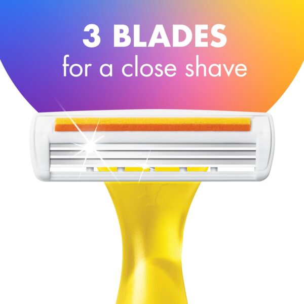 Limited time deal-53% off BIC Soleil Smooth Colors Women's Disposable with 3 Blade Razors, Razors - Image 3