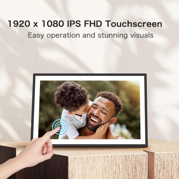 Limited time deal-41% off Digital Picture Frame, 15.6 Inch Large Frameo Digital Photo Frame WiFi, 32G - Image 3