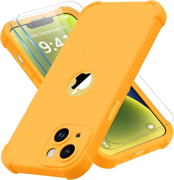 Limited time deal-42% off ORETECH for iPhone 14 Case, with [2 x Screen Protectors] [15 Ft Military Gra
