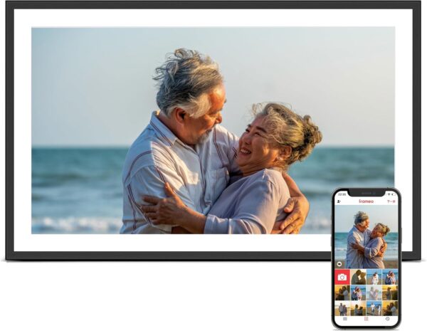 Limited time deal-41% off Digital Picture Frame, 15.6 Inch Large Frameo Digital Photo Frame WiFi, 32G