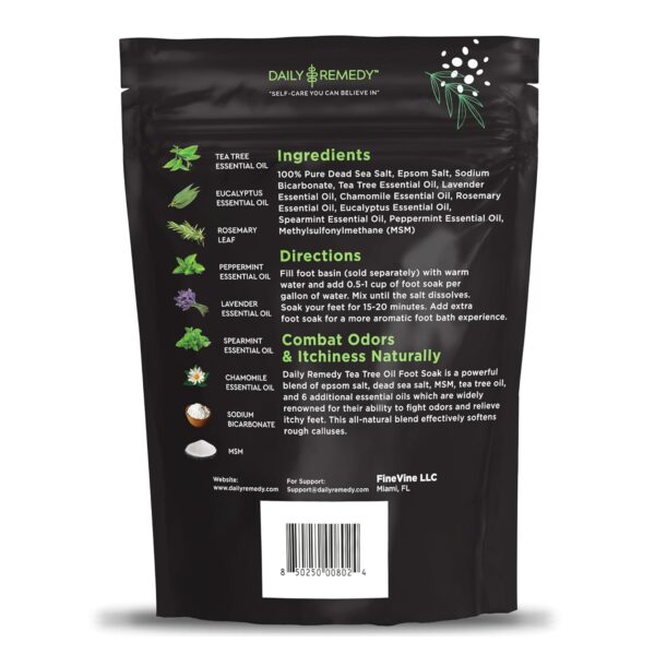 Limited time deal-51% off Tea Tree Oil Foot Soak with Epsom Salt - Made in - Image 4