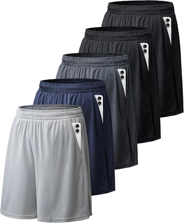 Limited time deal-48% off BALENNZ Athletic Shorts for Men with Pockets and Elastic Waistband Quick