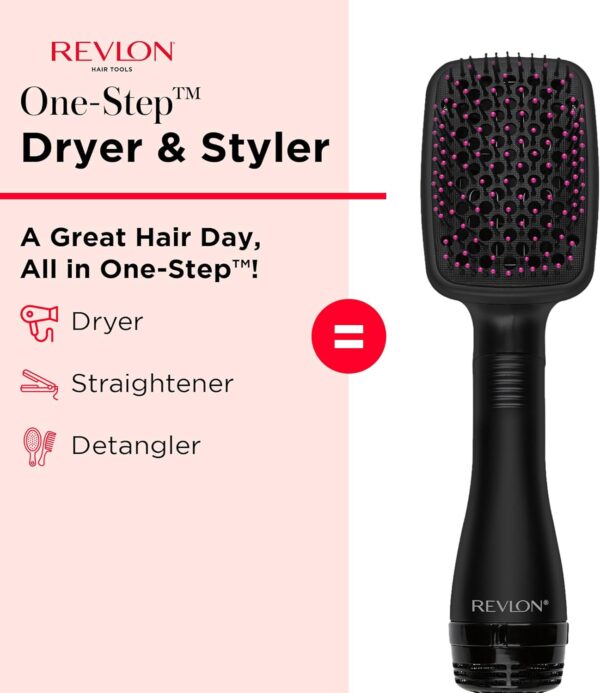 Limited time deal-50% off REVLON One-Step Hair Dryer and Styler, All-in-One Detangling and Straight - Image 2