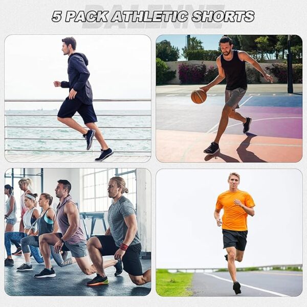 Limited time deal-48% off BALENNZ Athletic Shorts for Men with Pockets and Elastic Waistband Quick - Image 3