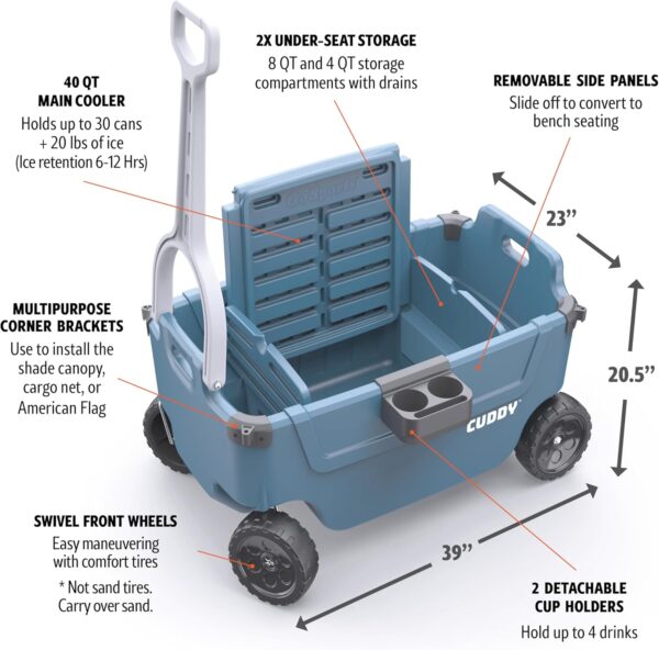 Limited time deal-46% off CUDDY Wagon Cooler – Premium Family Wagon - Image 2