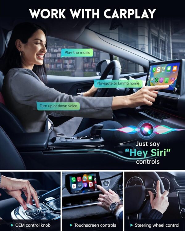 Limited time deal-50% off Wireless CarPlay Adapter- Mini Edition, Converts Factory Wired to Wireless - Image 3
