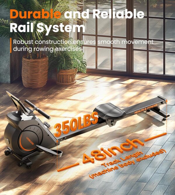 Limited time deal-40% off YOSUDA Magnetic/Water Rowing Machine 350 LB Weight Capacity - Foldab - Image 4
