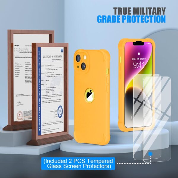 Limited time deal-42% off ORETECH for iPhone 14 Case, with [2 x Screen Protectors] [15 Ft Military Gra - Image 4